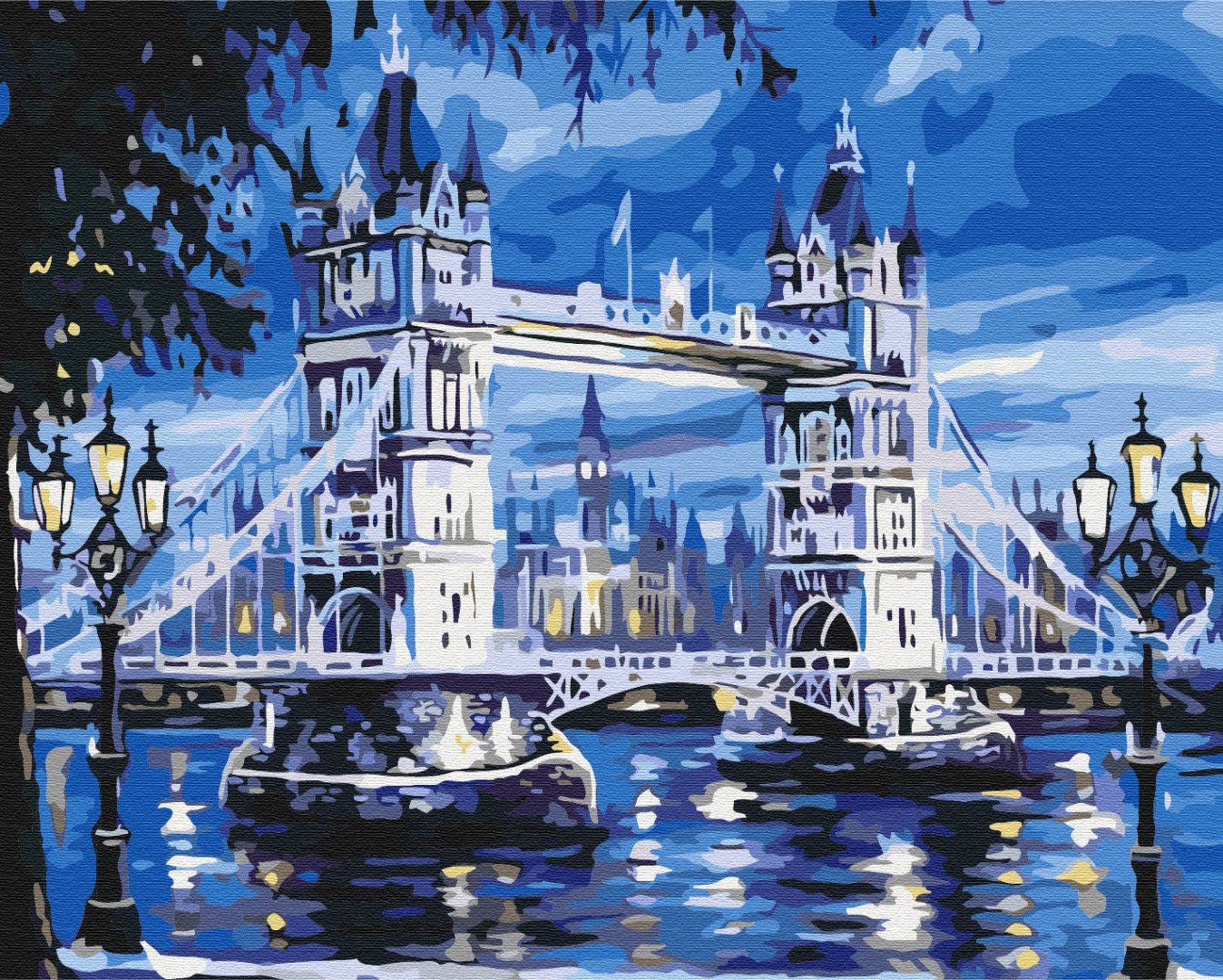 ᐉ Buy Paint by numbers Tower Bridge BS7336 • price 29 Paint by