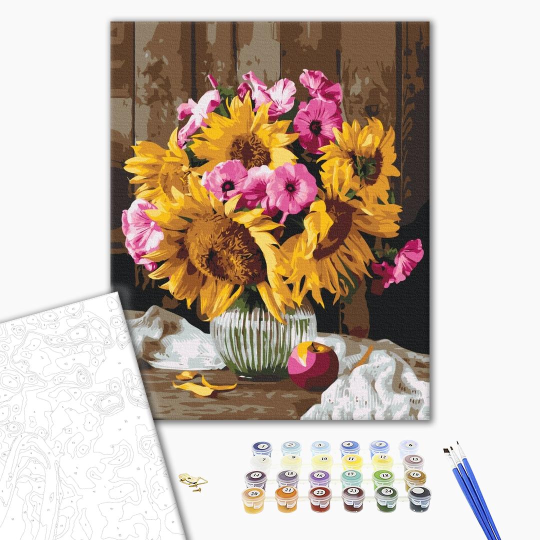 Country bouquet Paint by numbers Brushme