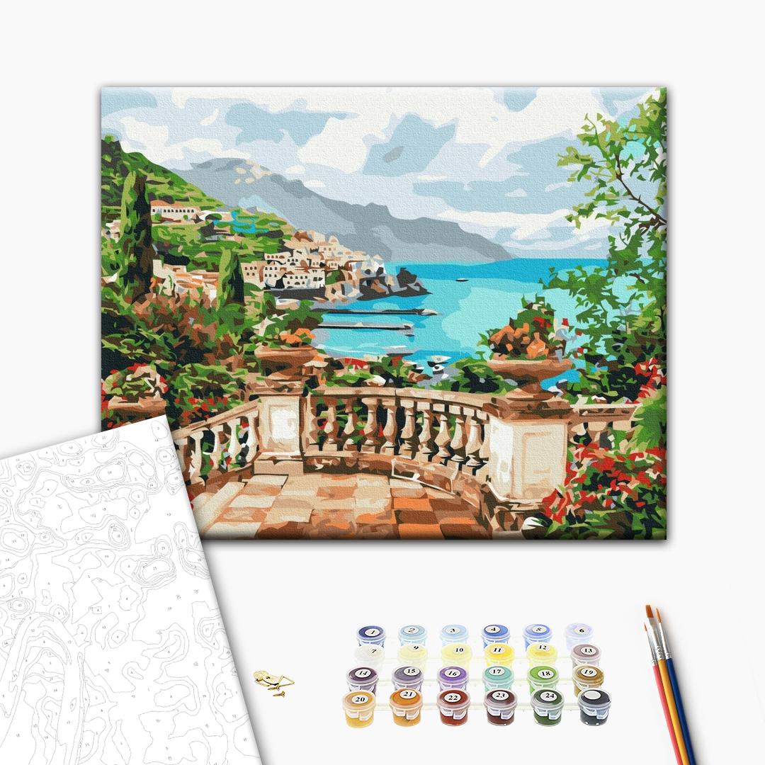 ᐉ Buy Paint by numbers Sea view BS53740 • price 29 $ | Paint by
