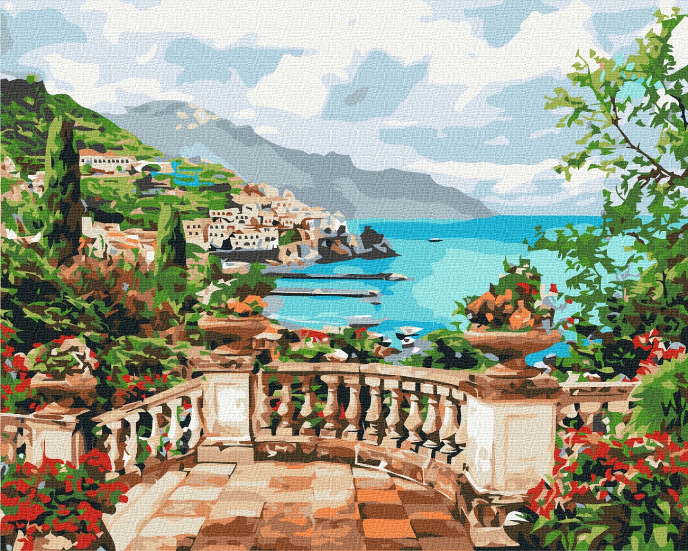 ᐉ Buy Paint by numbers Sea view BS53740 • price 29 $ | Paint by