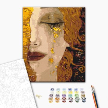 Złote łzy. Gustav Klimt.