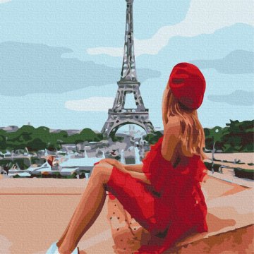 Belle femme à Paris