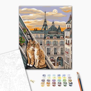 Kočičí něžnost v Paříži