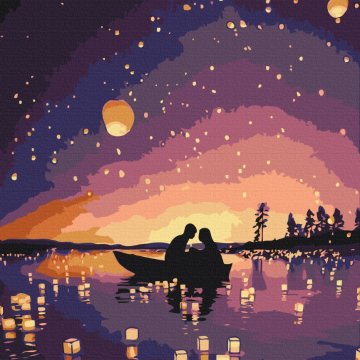 Dating in the light of celestial lanterns