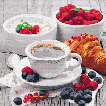 Le petit déjeuner aux baies