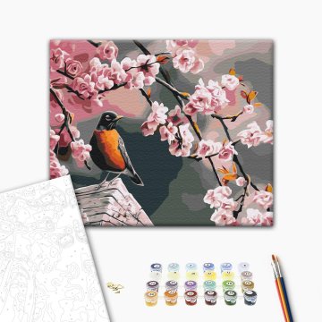 Bullfinch and sakura
