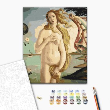 Geboorte van Venus. Sandro Botticelli
