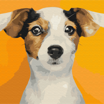 Portrait of a beloved dog