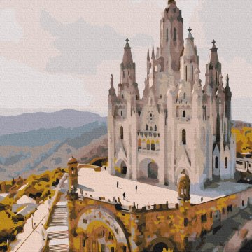 Kościół Serca Jezusowego na Tibidabo. Barcelona