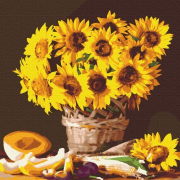 Die helle Sonnenblumen