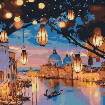 Noční světla Benátek