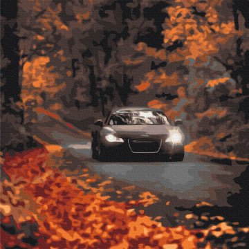 La route d'automne