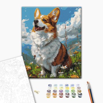 Zonnige Corgi