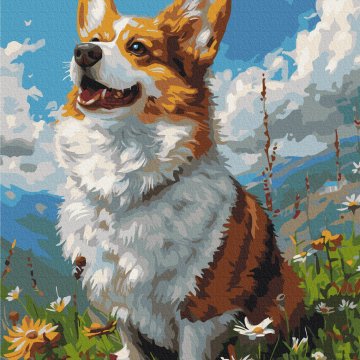 Zonnige Corgi