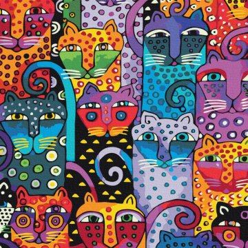 Colored cats