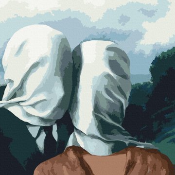 René Magritte „Die Liebenden“
