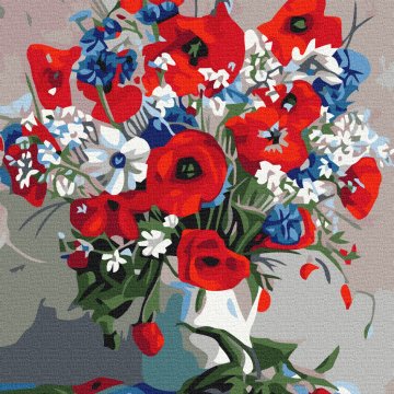 Coquelicots dans un vase