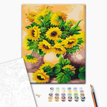 Bouquet of sunflowers