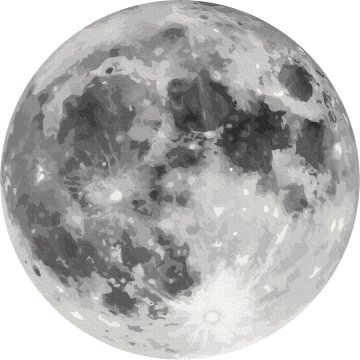 Mond (Größe L)