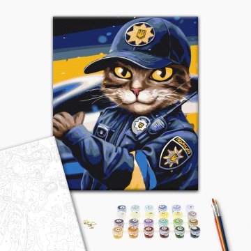 Polizeikatze © Marianna Pashchuk