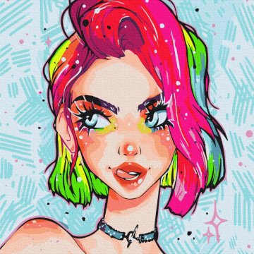 Dame grunge @nila_art_art