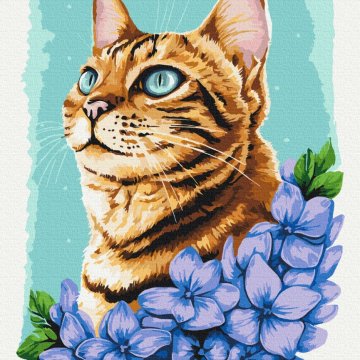 Azurblaue Katze © Anna Kulyk