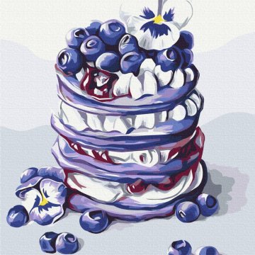 Pfannkuchen mit Blaubeeren © Anna Kulyk