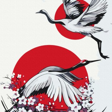 Japanese crane © Yana Biluhina