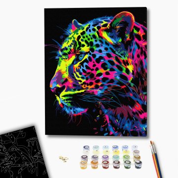 Leopard colorat