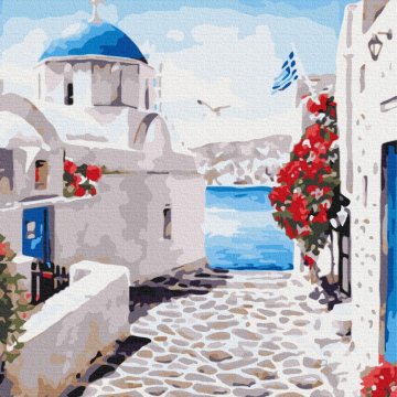 Street of Santorini