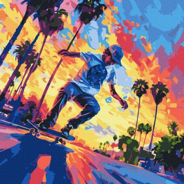 Skateboarder californian