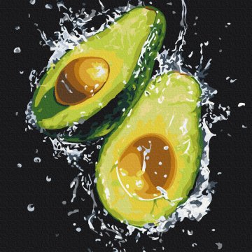 Die Frische der Avocado