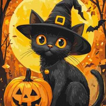 Chat d'Halloween