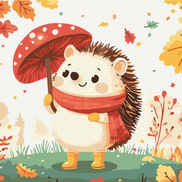 Autumn hedgehog