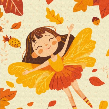 Autumn fairy