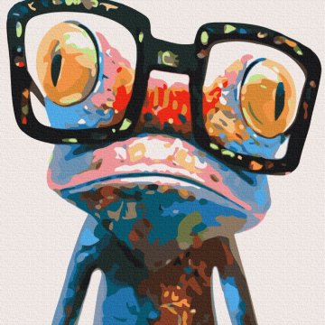 Frog with glasses