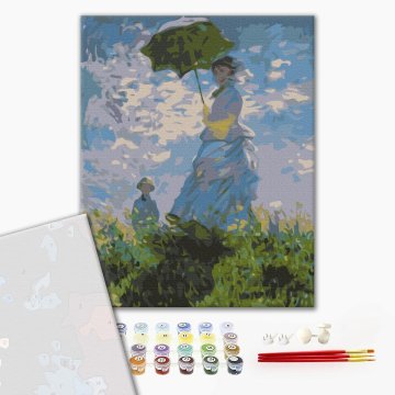 Femeie cu umbrelă. Claude Monet