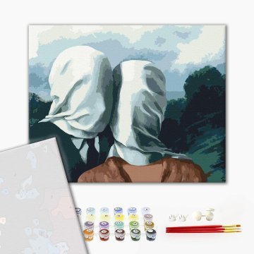 René Magritte „Die Liebenden“