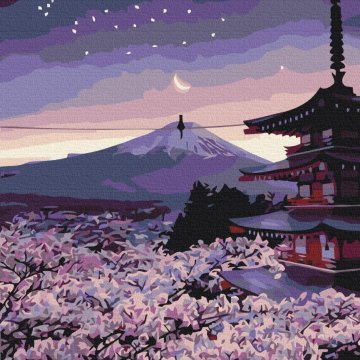 Der Abend im Japan