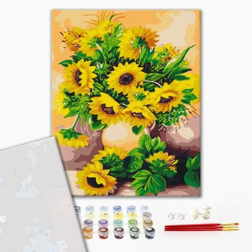 Le bouquet de tournesols