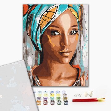 Portret van een Afrikaanse vrouw