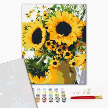 Un bouquet de tournesols