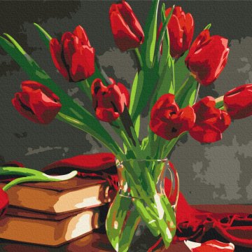 Le bouquet de tulipes