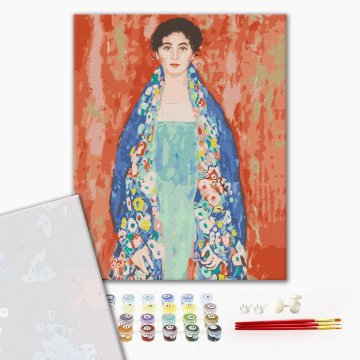 "Portrait d'une dame" de Gustav Klimt