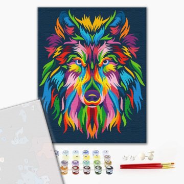 Regenbogenwolf