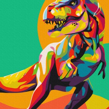 Regenboog Tyrannosaurus