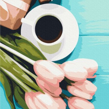 Tulips for coffee