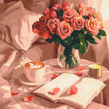 Aroma of roses and coffee