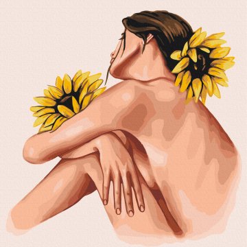 Des tournesols dans les bras ©Alla Berezovska