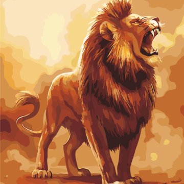 Roar of a lion